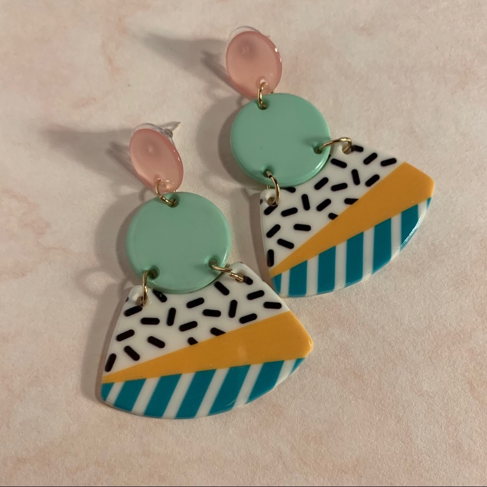 Vintage Inspired Geometric Earrings